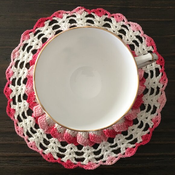 Delphine Purple Flower Bone China Teacup & Saucer Set - Picture 6 of 11